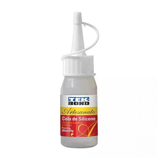 COLA DE SILICONE PARA ARTESANATO 30 ML TEK BOND 