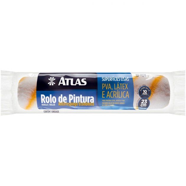 ROLO PARA PINTURA ANTIRRESPINGO LA 23CM REF- 773 ATLAS