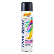 TINTA SPRAY USO GERAL PRETO BRILHANTE 400ML MUNDIAL PRIME